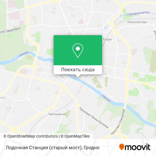 Карта Лодочная Станция (старый мост)