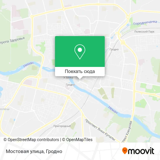 Карта Мостовая улица