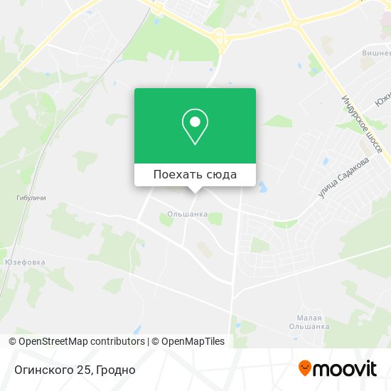 Карта Огинского 25