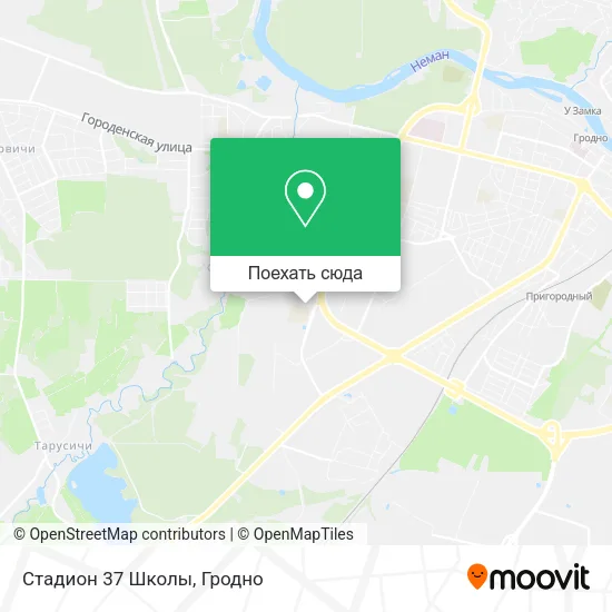 Карта Стадион 37 Школы