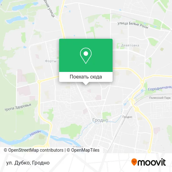 Карта ул. Дубко