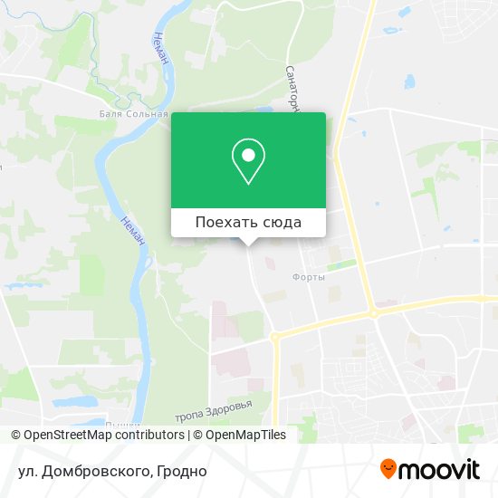 Карта ул. Домбровского