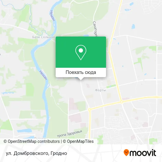 Карта ул. Домбровского