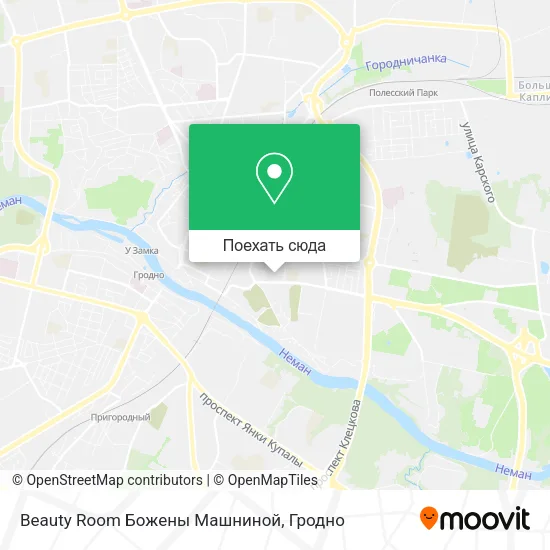 Карта Beauty Room  Божены Машниной