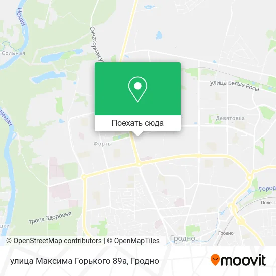 Карта улица Максима Горького 89а