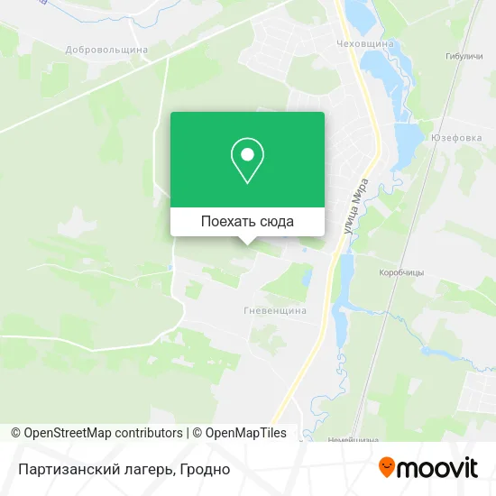 Карта Партизанский лагерь