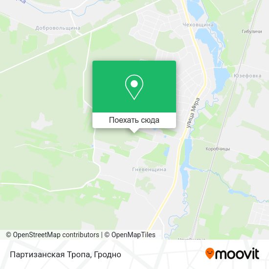 Карта Партизанская Тропа