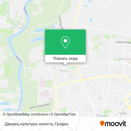 Карта Дворец культуры юность