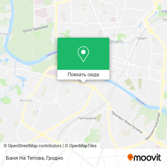 Карта Баня На Титова