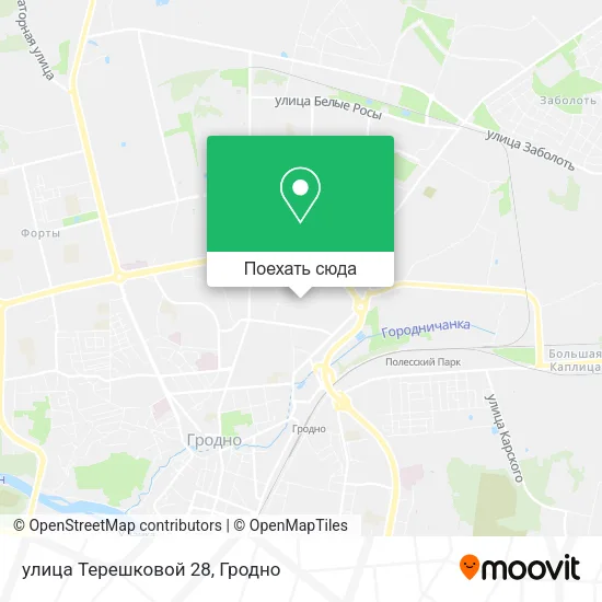 Карта улица Терешковой 28