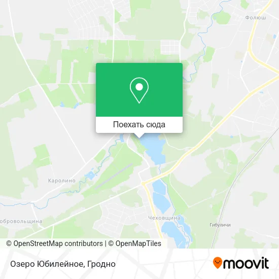 Карта Озеро Юбилейное
