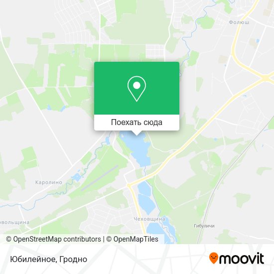 Карта Юбилейное