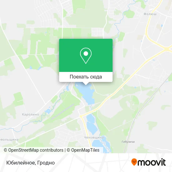 Карта Юбилейное