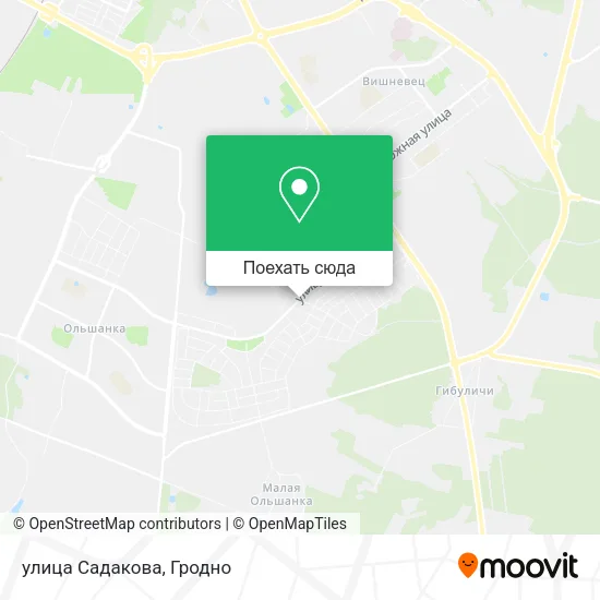 Карта улица Садакова