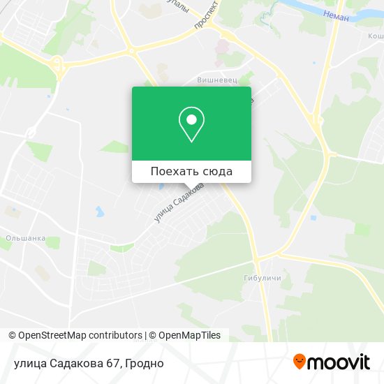 Карта улица Садакова 67