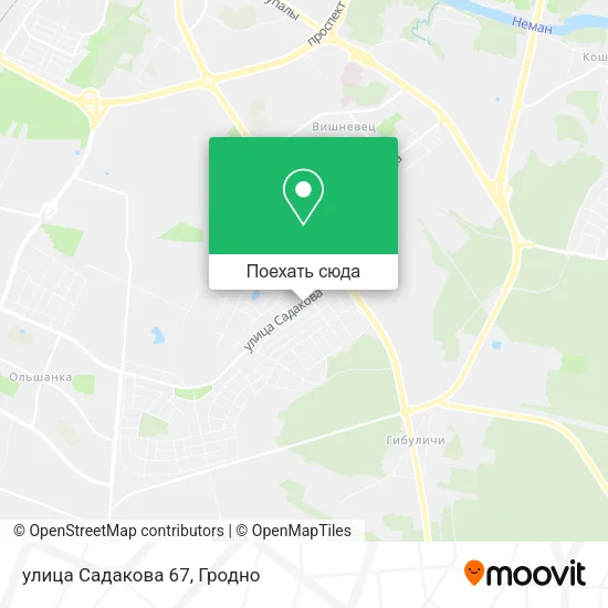 Карта улица Садакова 67