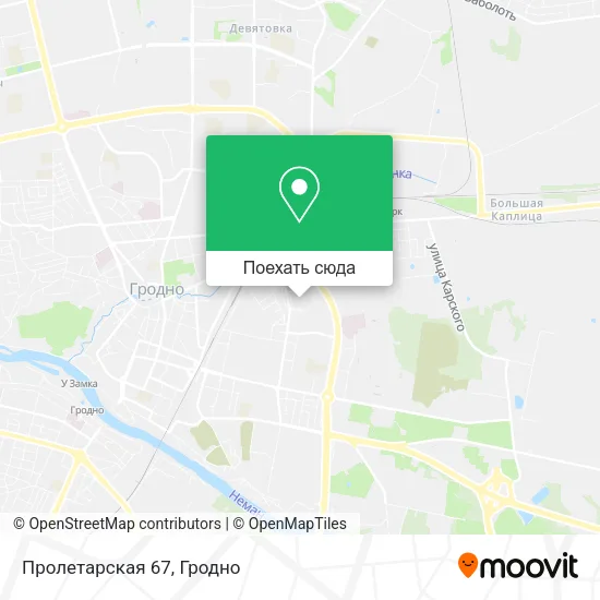 Карта Пролетарская 67