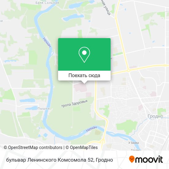 Карта бульвар Ленинского Комсомола 52
