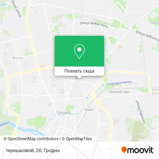 Карта терешковой, 20
