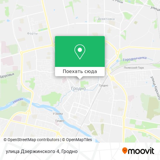 Карта улица Дзержинского 4
