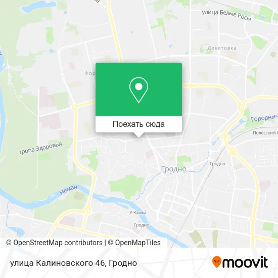 Карта улица Калиновского 46