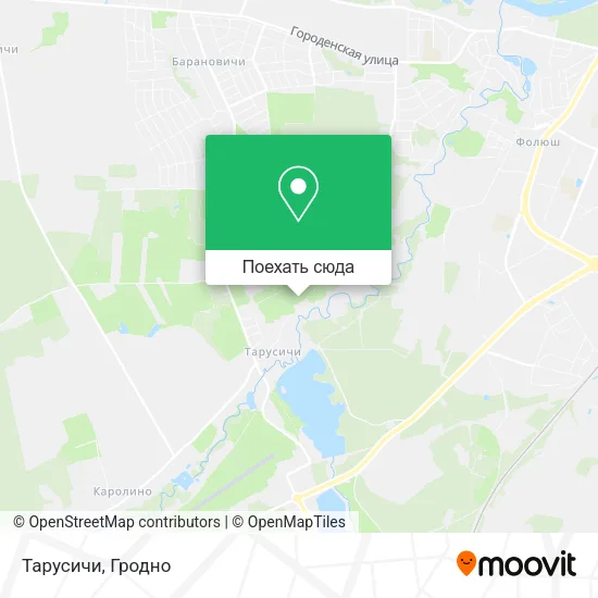 Карта Тарусичи