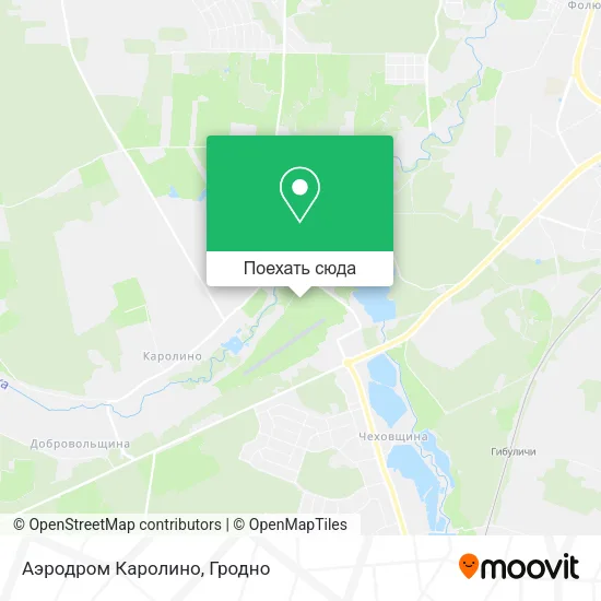 Карта Аэродром Каролино