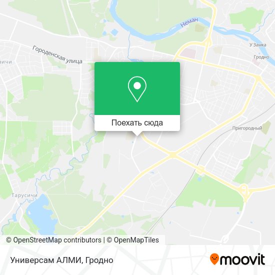 Карта Универсам АЛМИ