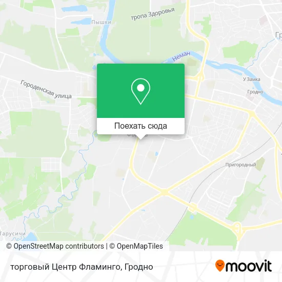 Карта торговый Центр Фламинго