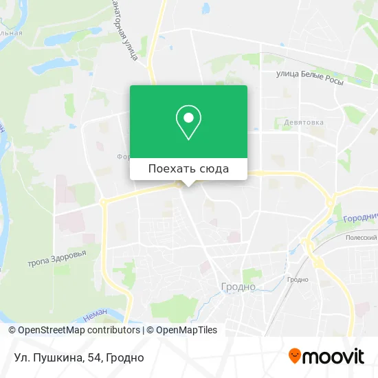 Карта Ул. Пушкина, 54