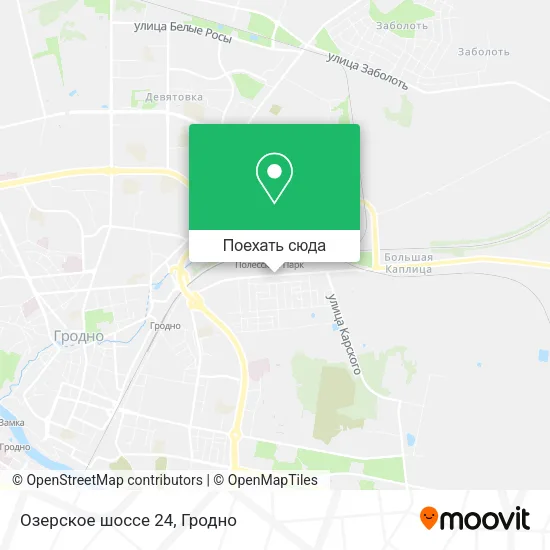 Карта Озерское шоссе 24