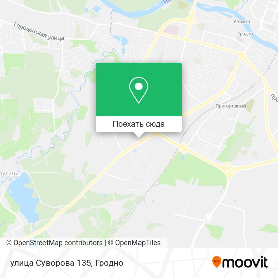 Карта улица Суворова 135