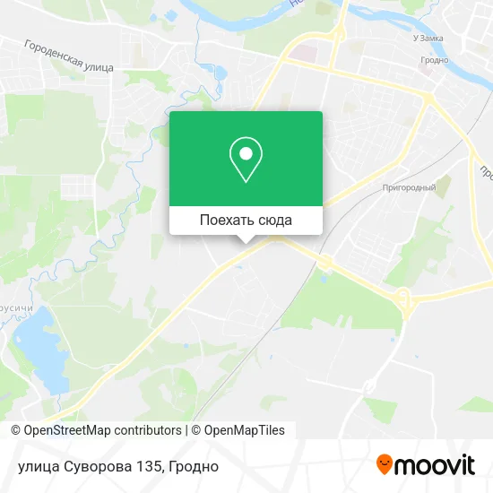 Карта улица Суворова 135