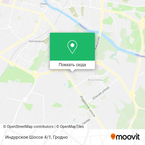 Карта Индурское Шоссе 4/1
