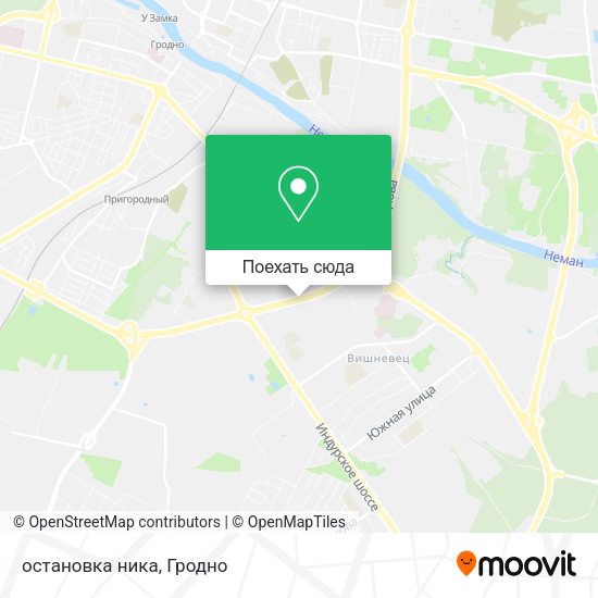 Карта остановка ника