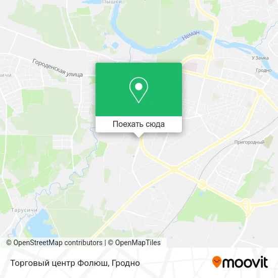 Карта Торговый центр Фолюш