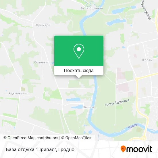 Карта База отдыха "Привал"