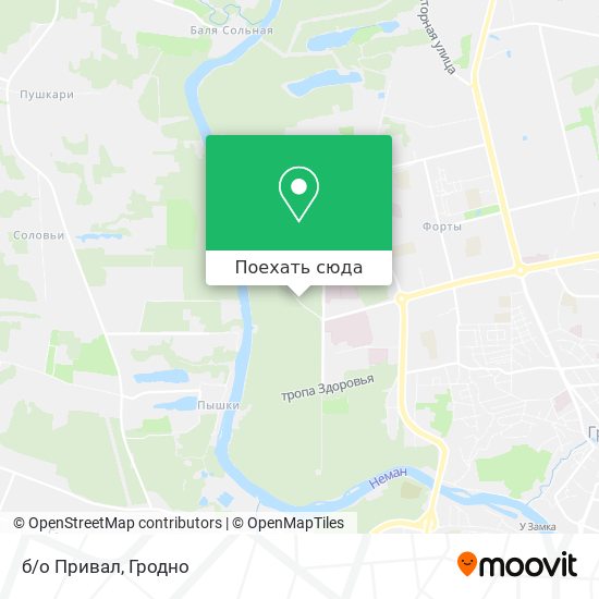 Карта б/о Привал