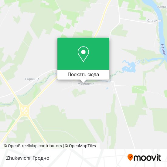 Карта Zhukevichi