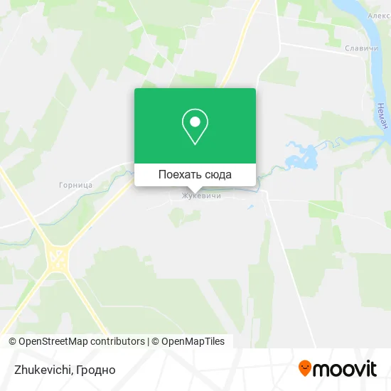 Карта Zhukevichi