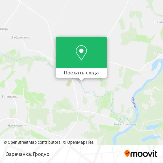 Карта Заречанка