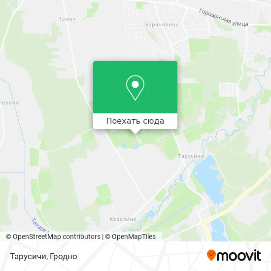 Карта Тарусичи