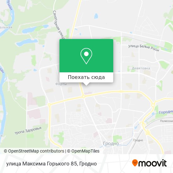 Карта улица Максима Горького 85