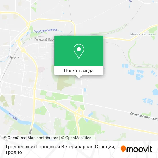 Карта Гродненская Городская Ветеринарная Станция