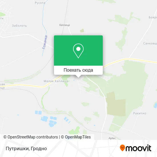 Карта Путришки