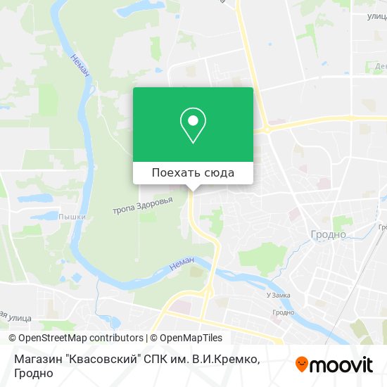 Карта Магазин "Квасовский" СПК им. В.И.Кремко