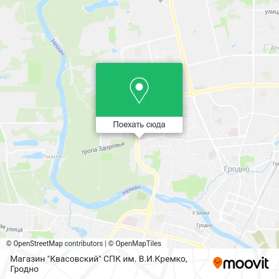 Карта Магазин "Квасовский" СПК им. В.И.Кремко