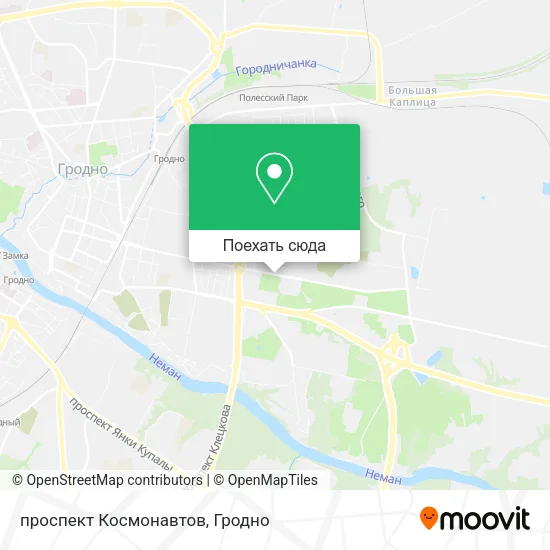 Карта проспект Космонавтов