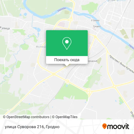 Карта улица Суворова 216