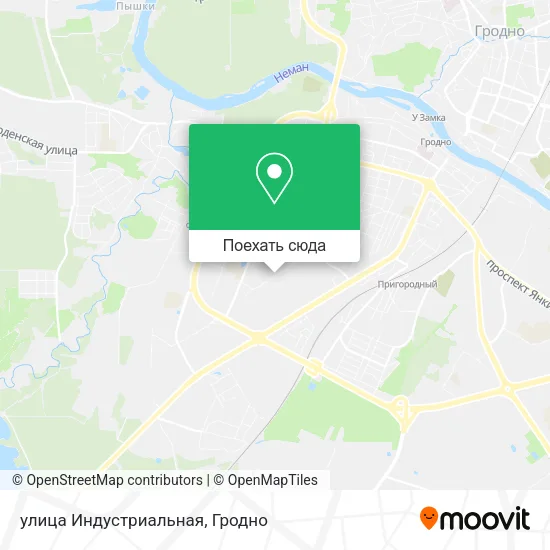 Карта улица Индустриальная